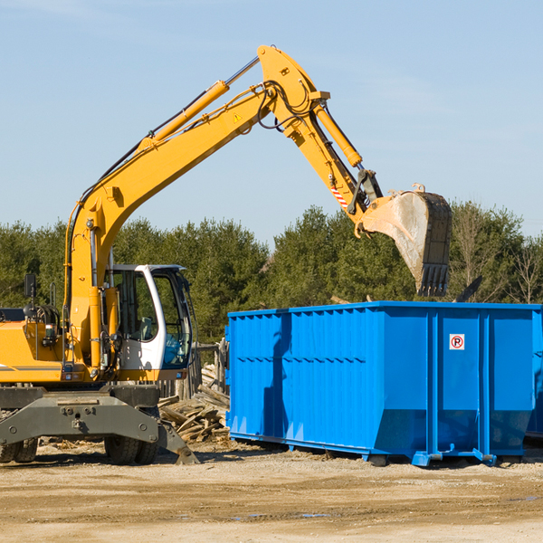 are there any restrictions on where a residential dumpster can be placed in North Bay